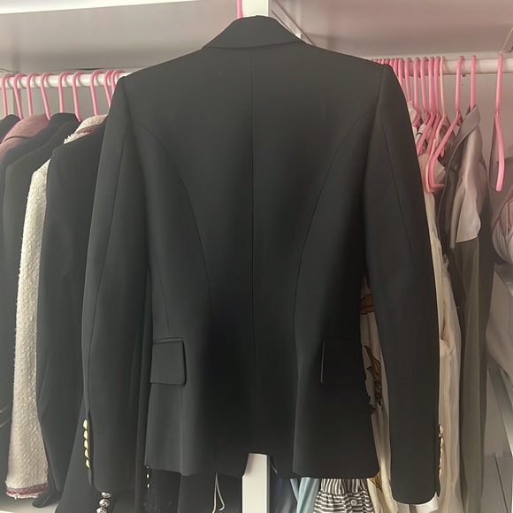 Size 34 Black one button Balmain Blazer - Picture 7 of 7